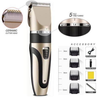 Cut Salon Cordless Private Label Waterproof Nose Rechargeable Horse Hand hair machine